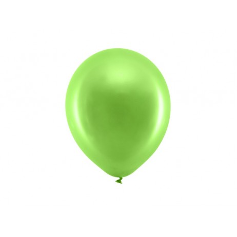 10 stk Perle lysegrøn balloner - str 9"