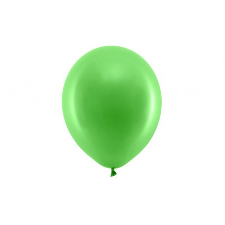 10 stk Standard grøn balloner - str 9"
