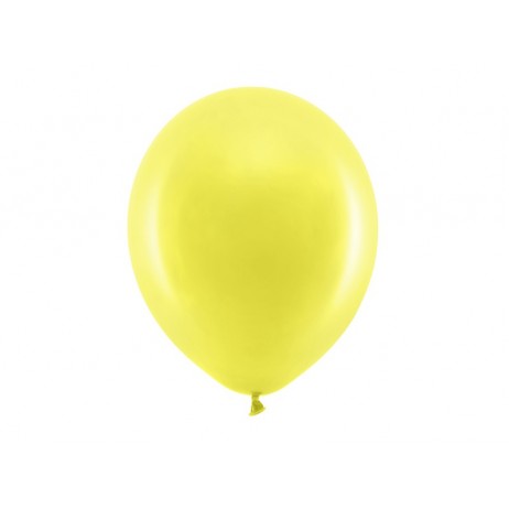 10 stk Standard gul balloner - str 12"