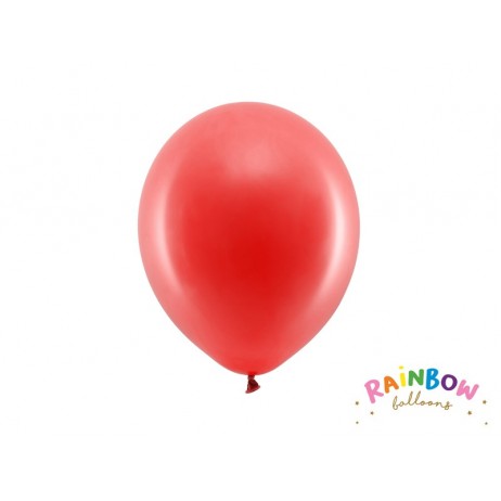 10 stk Standard rød balloner - str 9"