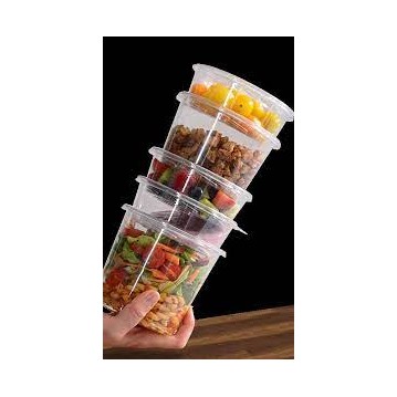 50 stk Plastbæger TowerPac 500 ml - Sort 50 stk Plastbæger TowerPac 500 ml - Sort