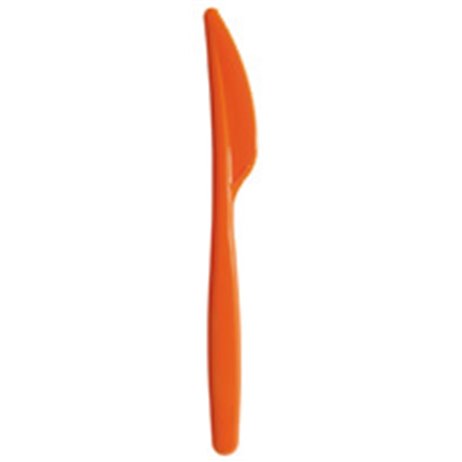 20 stk Plast knive orange - BIcolor