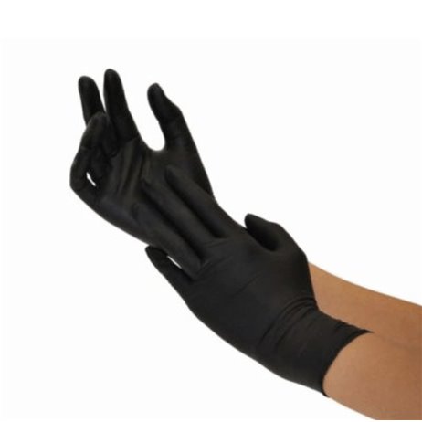 Sort Fødevaregodkendte handsker - fri Nitrilhandsker