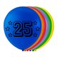 8 stk. 25 års fødselsdag mix balloner