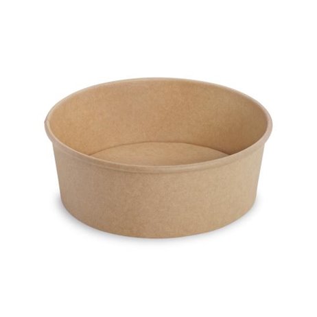 50 stk. Brun karton skåle - 1300ml 50 stk. Brun karton skåle - 1300ml