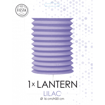 1 stk. Papirlanterne Lavendel 16x20 cm – Skab hygge med historisk elegance