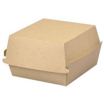 100 stk. Miljøvenlig Burgerbokse XXL 145x145x80mm 100 stk. Miljøvenlig Burgerbokse XXL 145x145x80mm