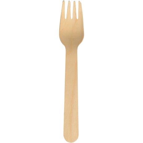 100 stk gafler træbestik - BIO produkt