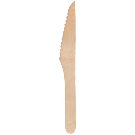 100 stk Kniv træbestik - BIO produkt