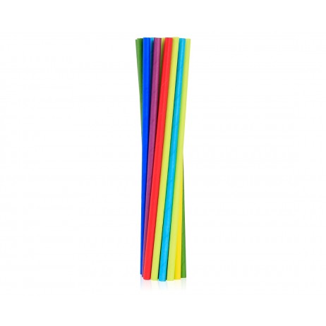 250 stk Papirsugerør Mix farver- 6 mm 250 stk Papirsugerør Mix farver- 6 mm