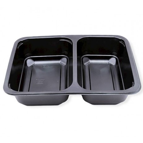 40 stk Gourmet bakker 2-rums L - sort 40 stk Gourmet bakker 2-rums L - sort