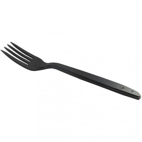 50 stk Plast gafler sort - Genanvendelige - Reuse