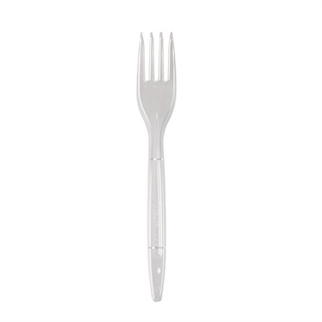 50 stk Plast gafler klare - Genanvendelige - Papstar