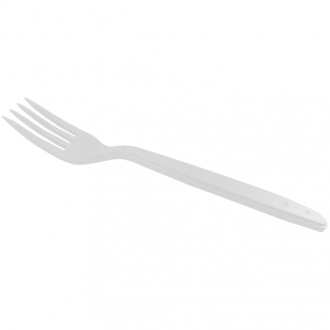 50 stk Plast gafler hvid - Genanvendelige - Reuse