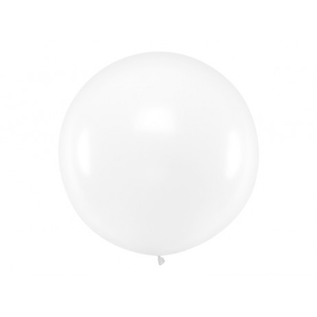 1 stk Kæmpe pastel klar ballon - 1 meter 