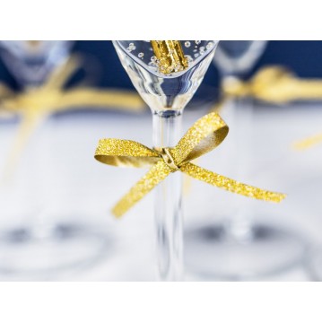 Plastic ribbon, gold, 5mm/225m Plastic ribbon, gold, 5mm/225m