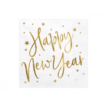 20 stk Servietter Happy New Year 20 stk Servietter Happy New Year