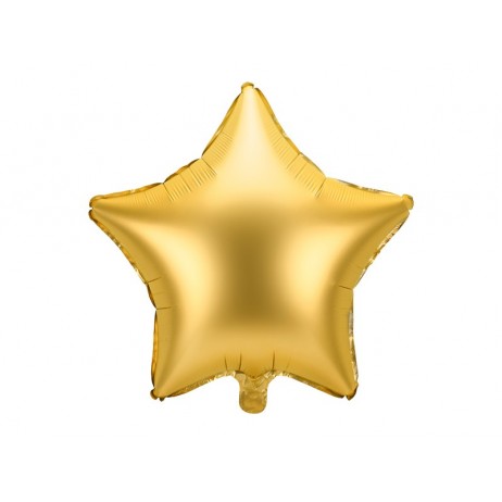 Guld Stjerne 19" folieballon