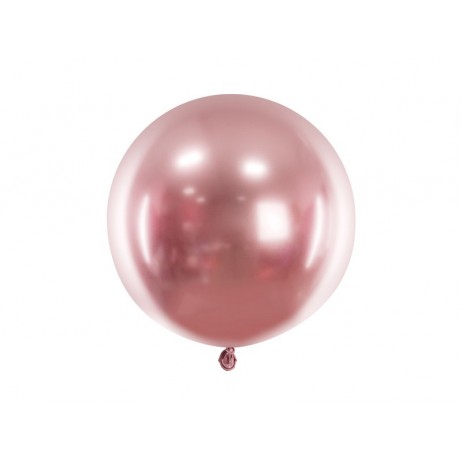 1 stk. Stor chrome balloner - Rose guld 24"