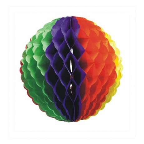 Rainbow honeycomb 32 cm - papir bikube