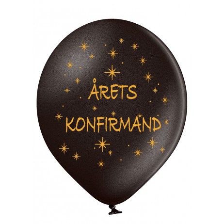 10 stk. Årets Konfirmand latex balloner