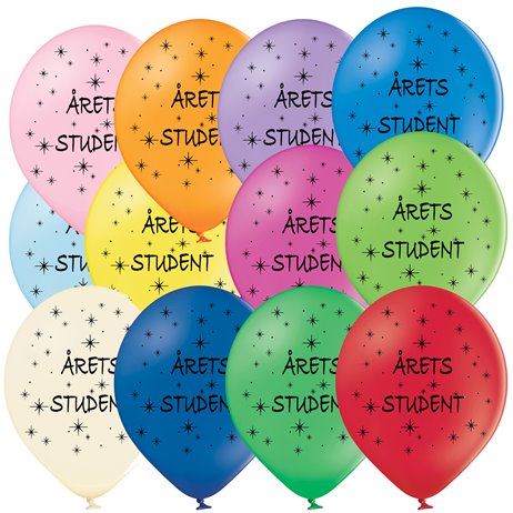 50 stk. Årets Student latex balloner 50 stk. Årets Student latex balloner