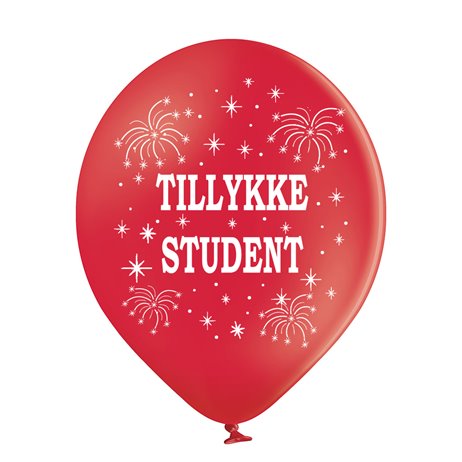 10 stk. Årets Student latex balloner