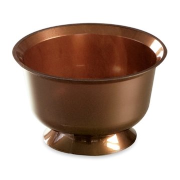 12 stk Dessertbæger brun155ml på fod