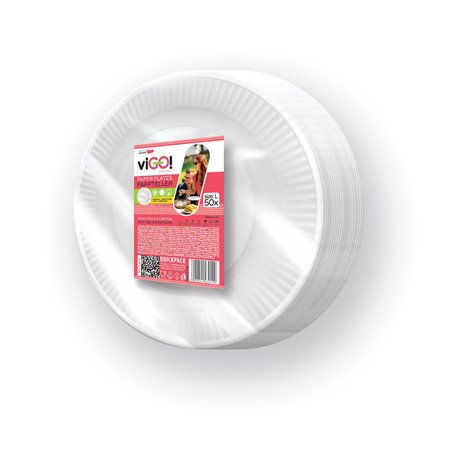 50 stk Engangstallerken i 23 cm 50 stk Engangstallerken i 23 cm