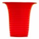 8 stk Rød plastglas 350 ml