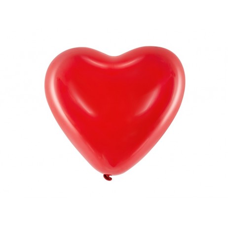 20 stk Røde hjerteballoner 10"