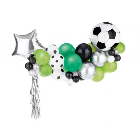 Ballonguirlande - Fodbold sæt 150x126 cm