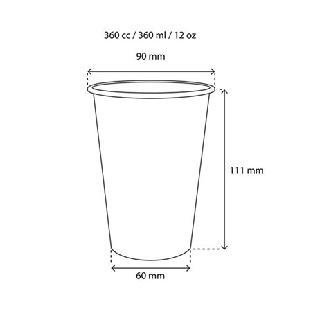 50 stk Luksus Papkrus Krakow design 360ml - 12oz 50 stk Luksus Papkrus Krakow design 360ml - 12oz