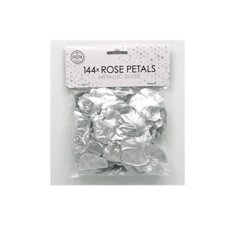 144 stk Rosenblade metallic sølv