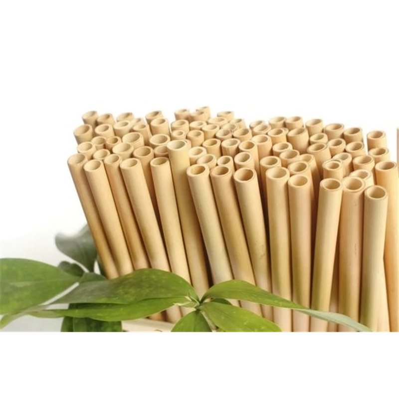 Mansion Bering strædet At lyve Bambus sugerør - Sugerrør som er lavet af 100% bambus, genanvendeligt