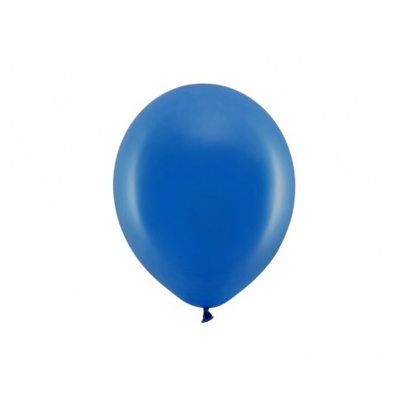 10 stk Standard royal blå balloner - str 9"