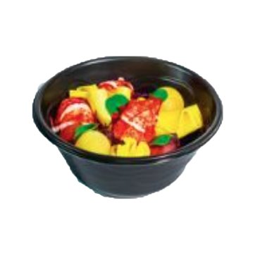 20 stk Genbrugelige suppetallerken sort - 400 ml 20 stk Genbrugelige suppetallerken sort - 400 ml