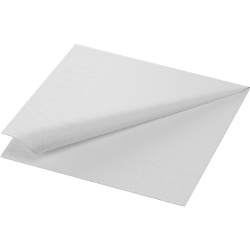 600 stk. Hvide Duni Frokostservietter - 1-lags 33x33 cm, Elegant & Miljøvenlig