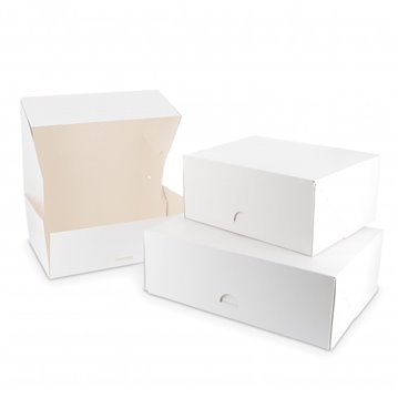 20 stk Kagesæke med låg i et - 25x21x7cm 20 stk Kagesæke med låg i et - 25x21x7cm