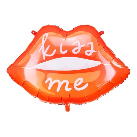 Kiss me Læber 34" folieballon