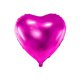 Mørk pink hjerte 18" folieballon