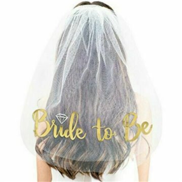 Brudeslør - Bride to Be - Guld Brudeslør - Bride to Be - Guld
