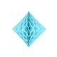Lyseblå diamant honeycomb 20 cm