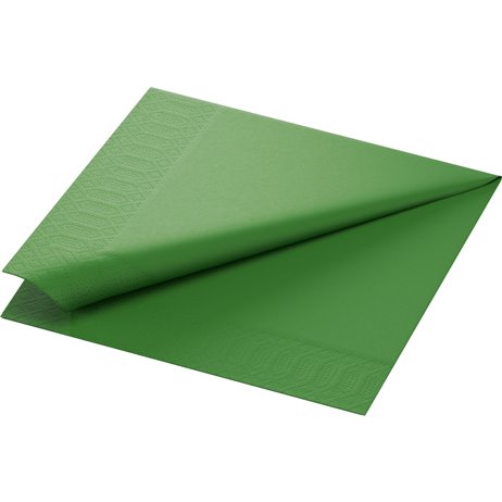 125 stk. Leaf Green Duni middagsservietter- Tissue