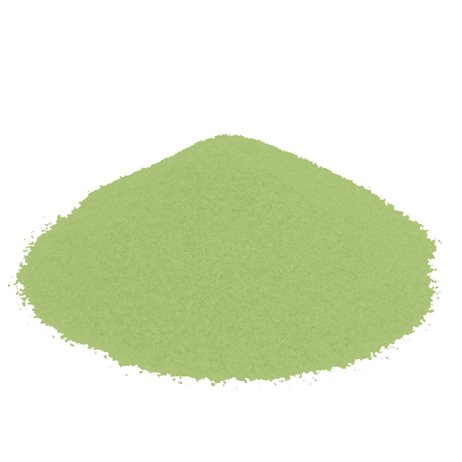 500 gr Dekorativt sand - Limegrøn 0,1-0,4 mm