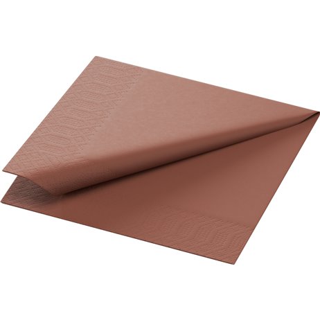 250 stk. Chestnut Duni kaffeservietter - Tissue