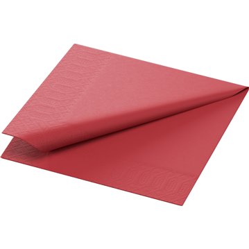 125 stk. Bordeaux Duni frokostservietter - 3-lags tissue, ideelle til bryllup, konfirmation og fest