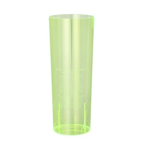 10 stk Longdrink grøn plastglas 30cl