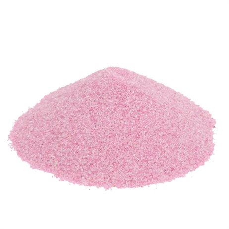 500 gr Dekorativt sand - Pink 0,1-0,4 mm
