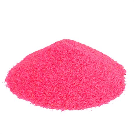 500 gr Dekorativt sand - Hindbær 0,1-0,4 mm